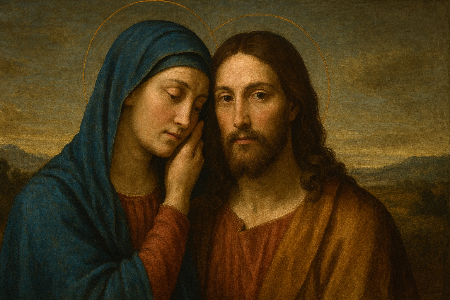 Vierge Marie et le Christ